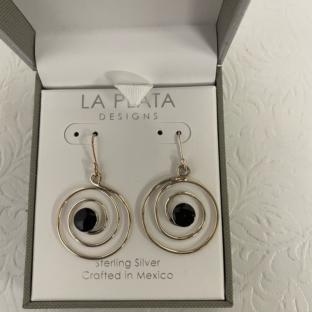 La Plata Sterling Silver Spiral  Earrings
